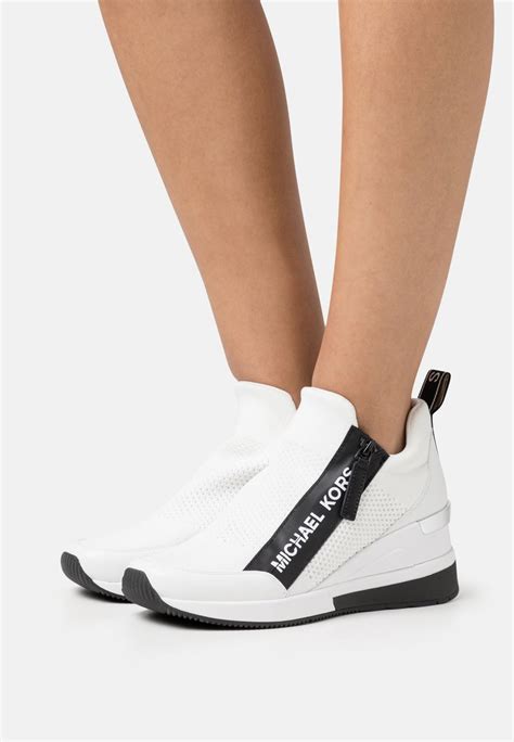 michael kors optic white sneakers.